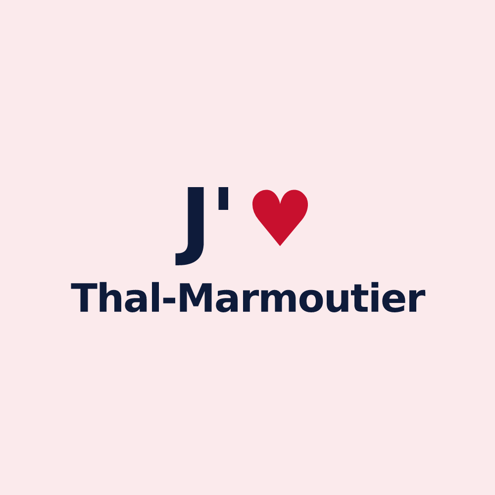 Magnet personnalisé Thal-Marmoutier — design J'aime Thal-Marmoutier