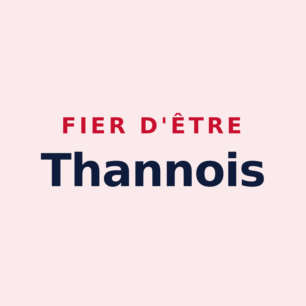 Magnet « Fier d'être Thannois » — design pour Thann