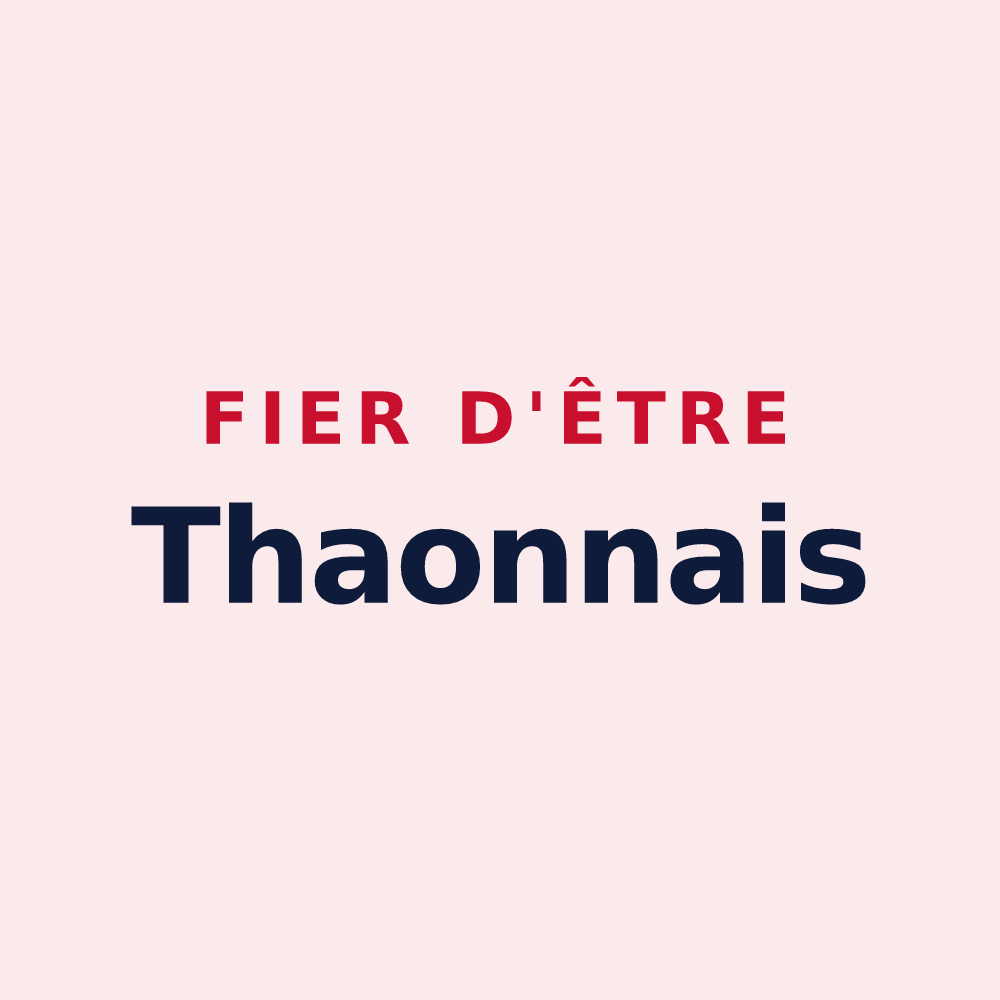 Magnet « Fier d'être Thaonnais » — design pour Thaon