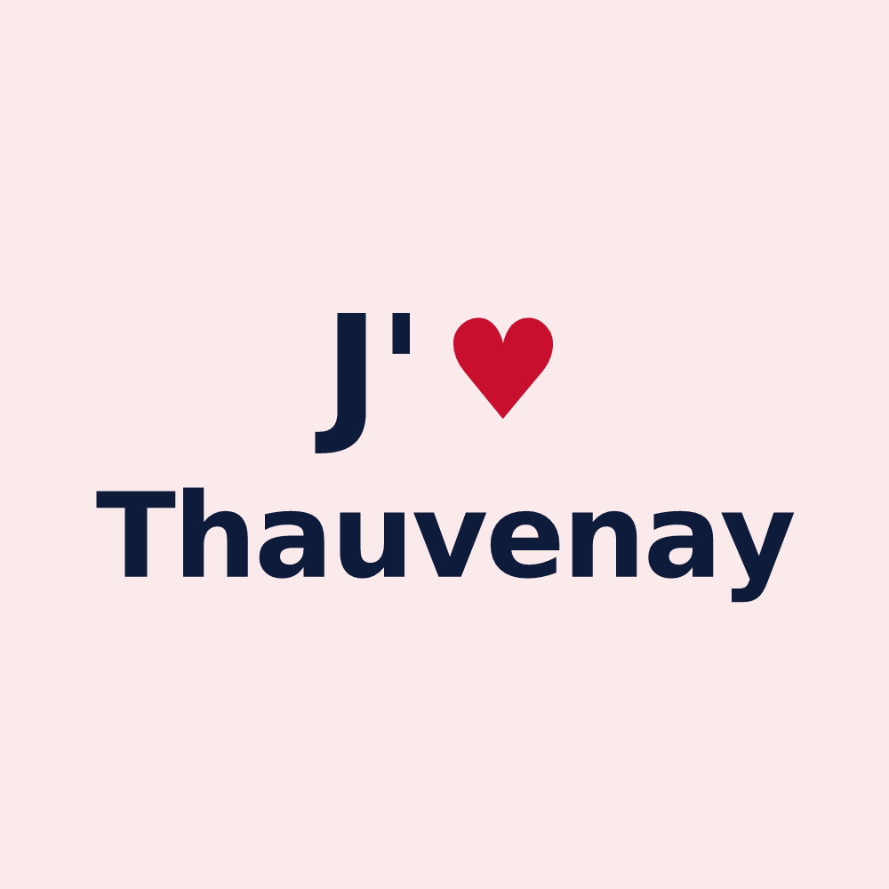 Magnet personnalisé Thauvenay — design J'aime Thauvenay