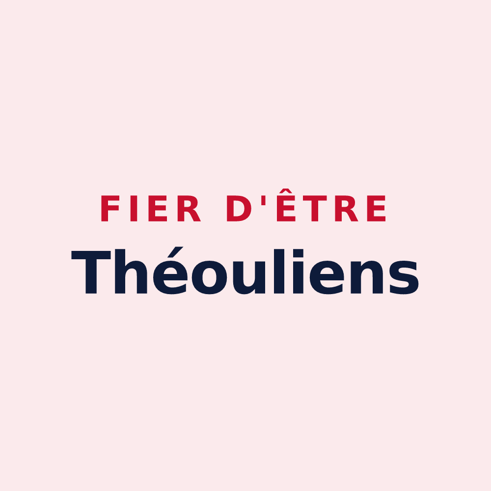 Magnet « Fier d'être Théouliens » — design pour Théoule-sur-Mer
