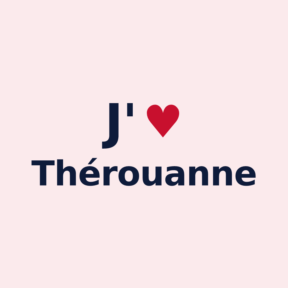 Magnet personnalisé Thérouanne — design J'aime Thérouanne