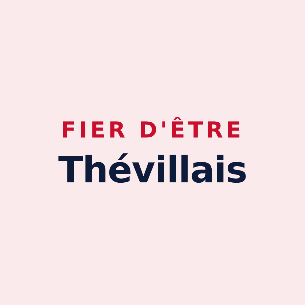 Magnet « Fier d'être Thévillais » — design pour Théville