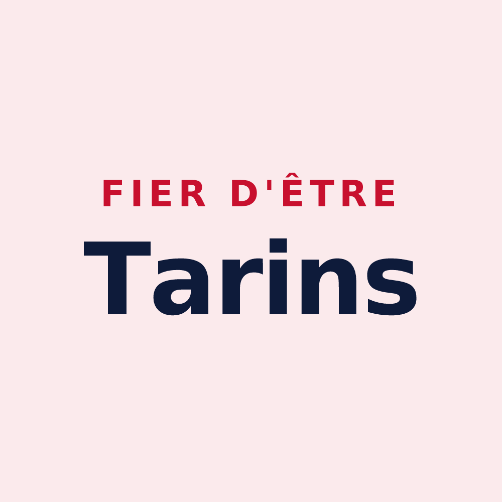 Magnet « Fier d'être Tarins » — design pour Theys