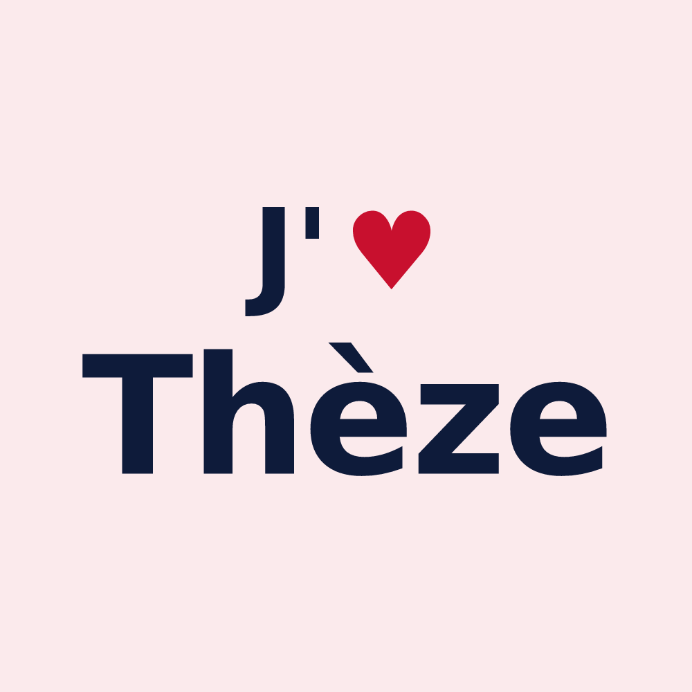 Magnet personnalisé Thèze — design J'aime Thèze
