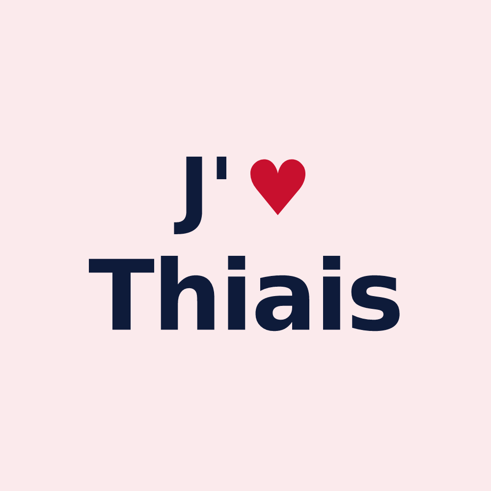 Magnet personnalisé Thiais — design J'aime Thiais