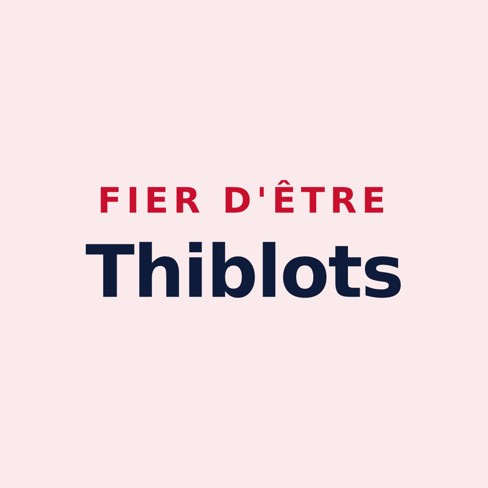 Magnet « Fier d'être Thiblots » — design pour Thibie