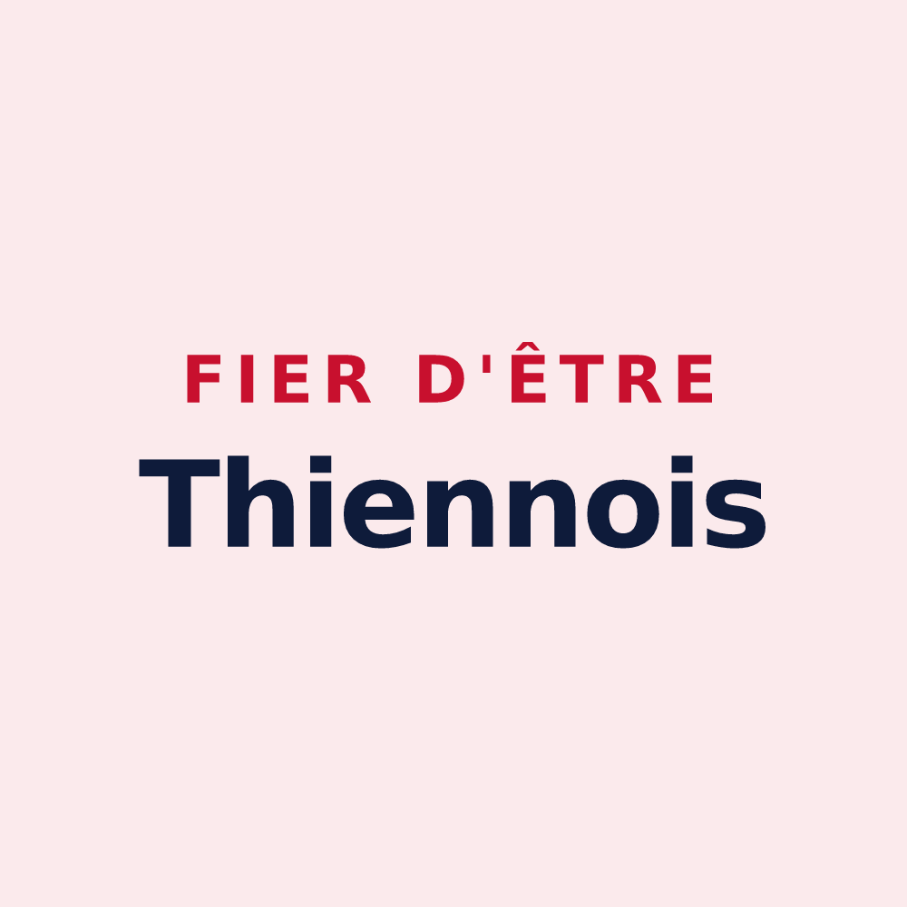 Magnet « Fier d'être Thiennois » — design pour Thiennes