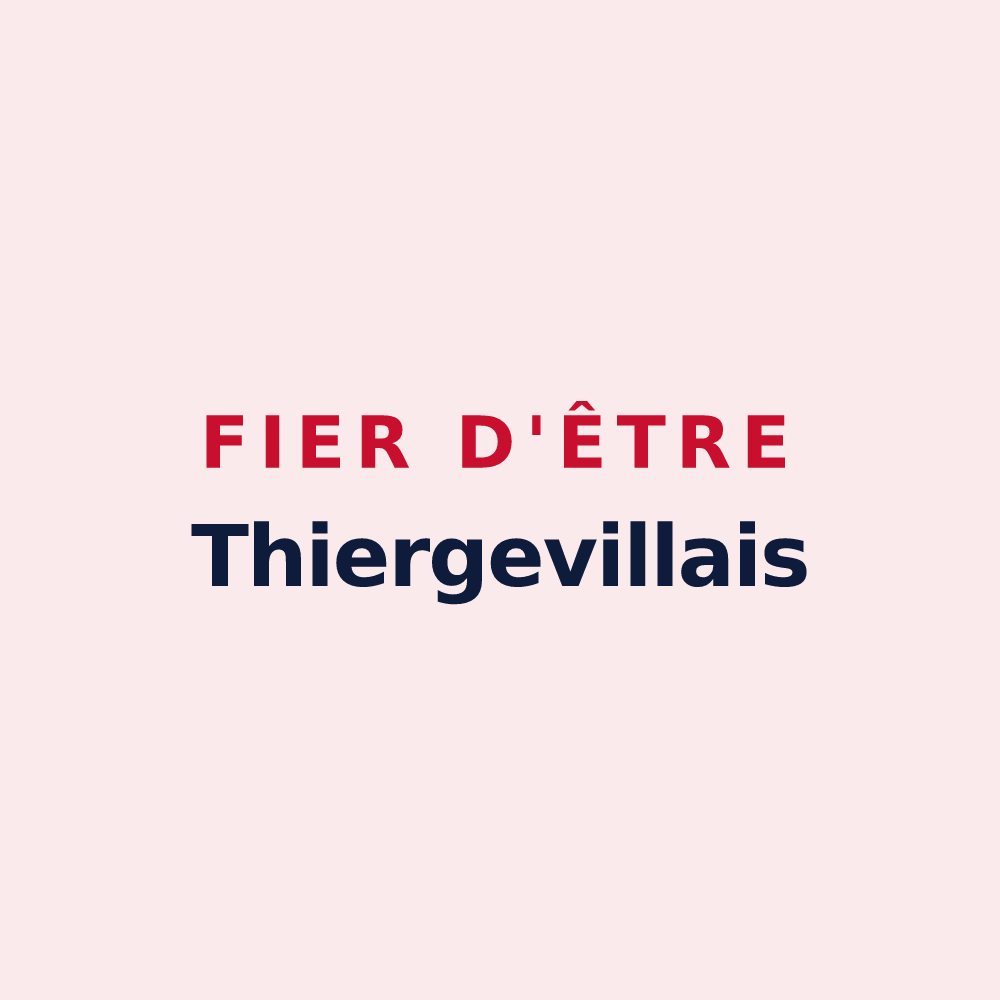 Magnet « Fier d'être Thiergevillais » — design pour Thiergeville