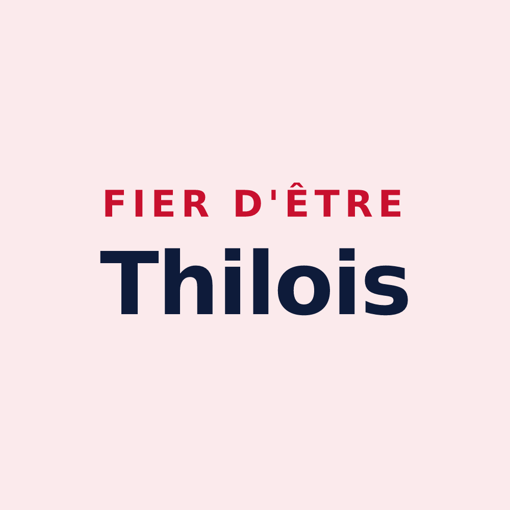 Magnet « Fier d'être Thilois » — design pour Thil