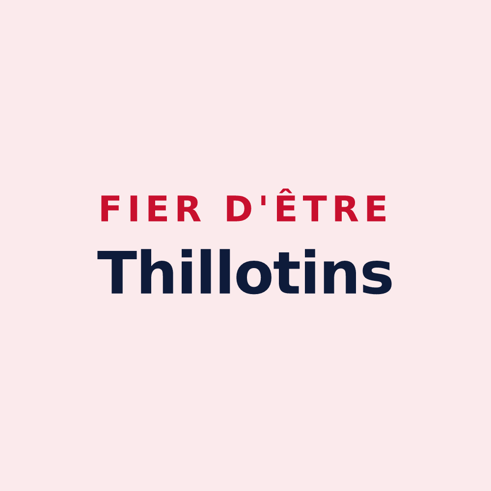 Magnet « Fier d'être Thillotins » — design pour Thillot