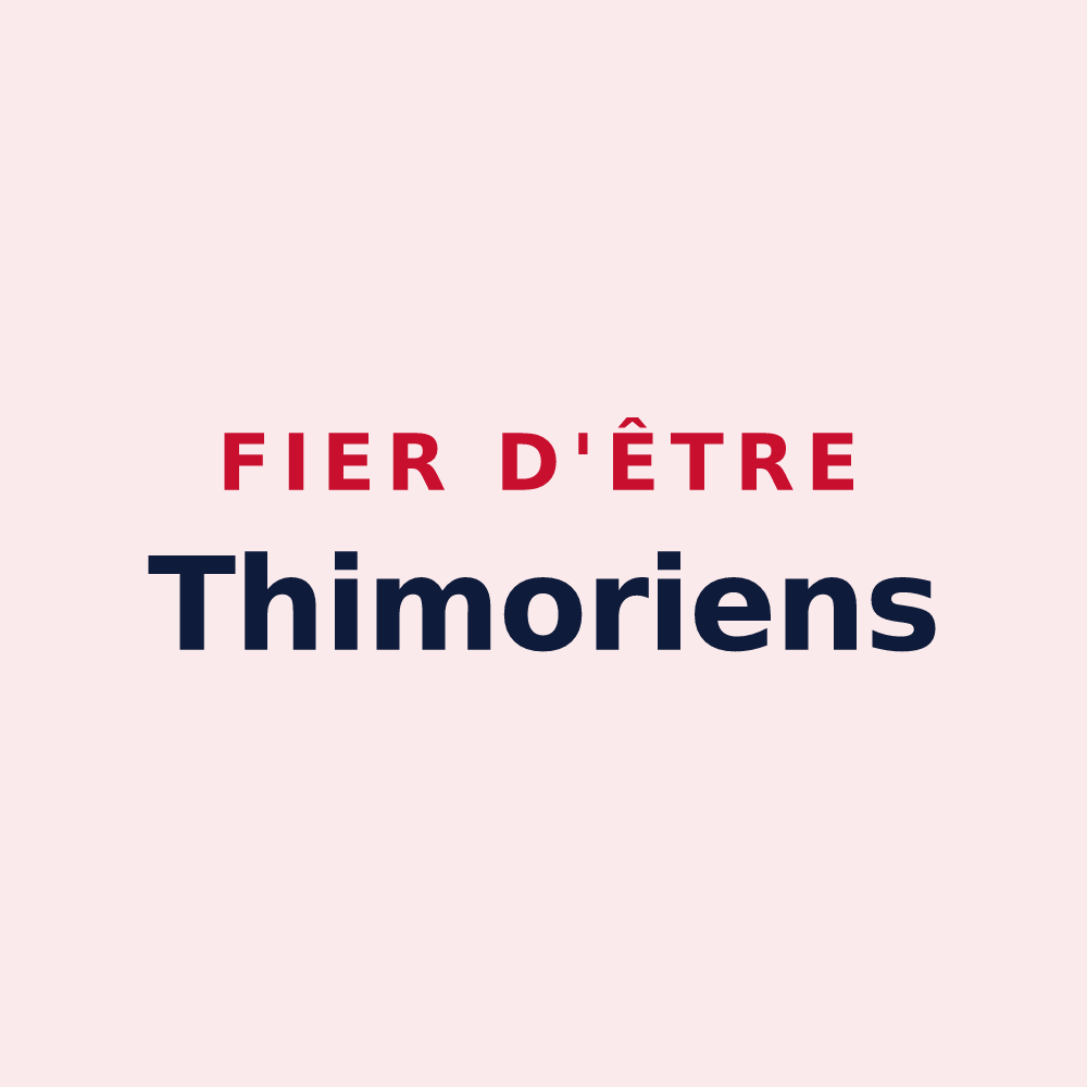 Magnet « Fier d'être Thimoriens » — design pour Thimory