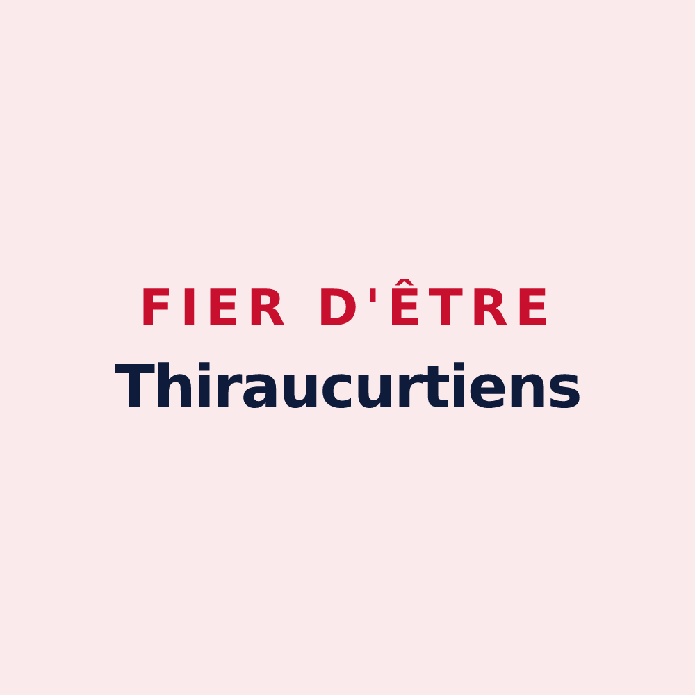 Magnet « Fier d'être Thiraucurtiens » — design pour Thiraucourt