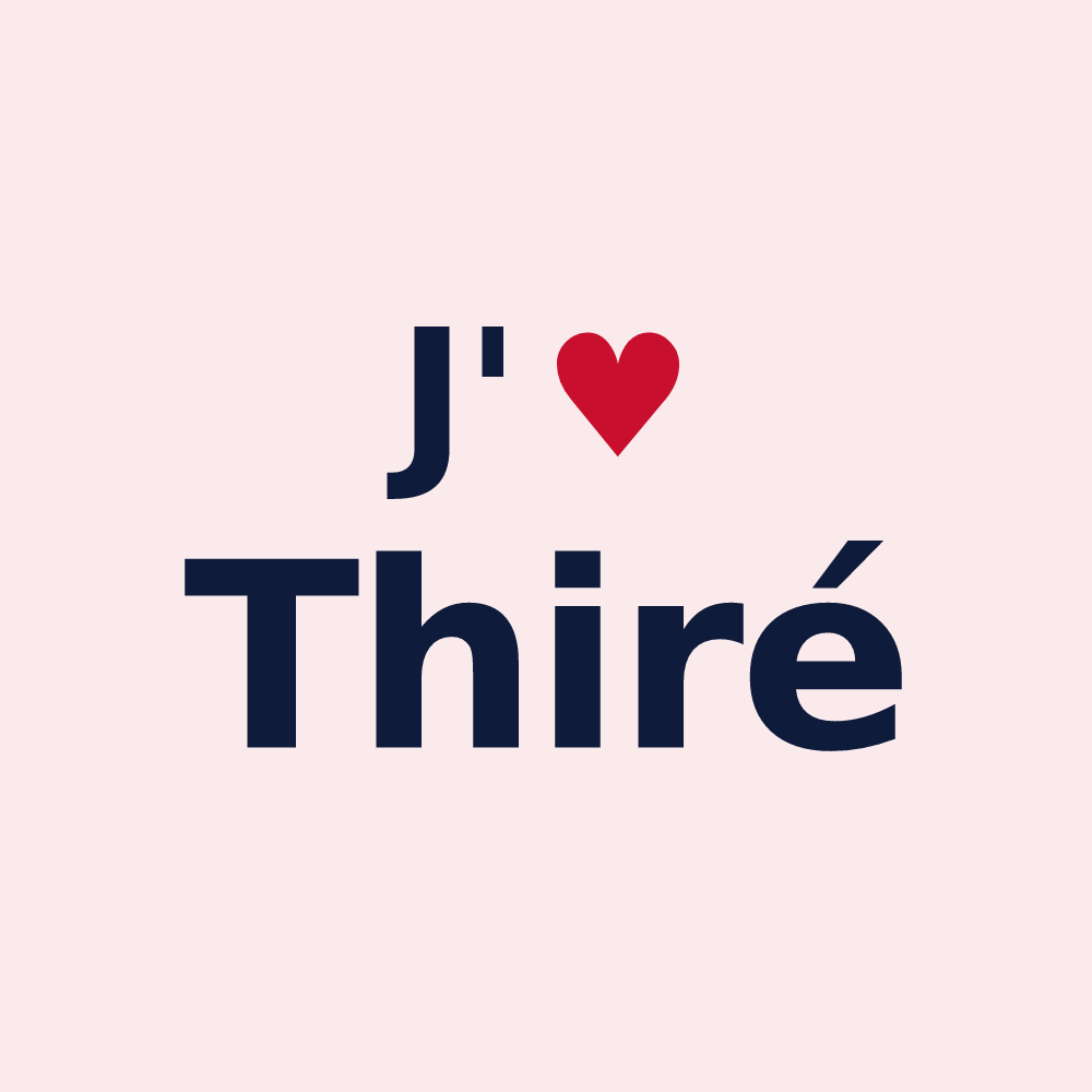 Magnet personnalisé Thiré — design J'aime Thiré