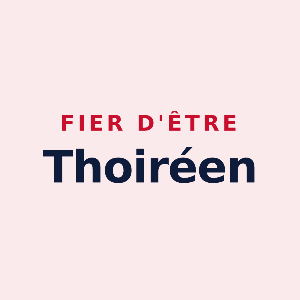 Magnet « Fier d'être Thoiréen » — design pour Thoiré-sur-Dinan
