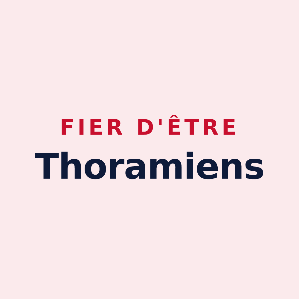 Magnet « Fier d'être Thoramiens » — design pour Thorame-Haute