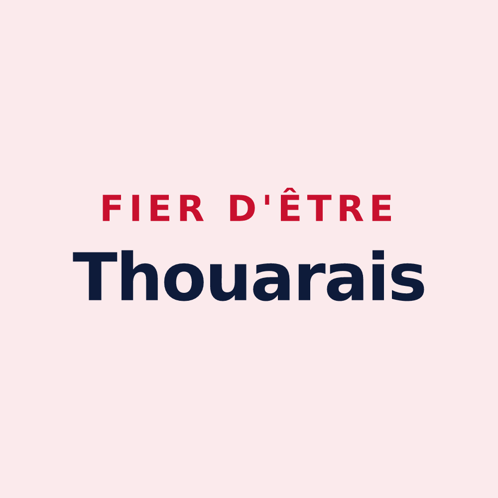 Magnet « Fier d'être Thouarais » — design pour Thouars-sur-Arize