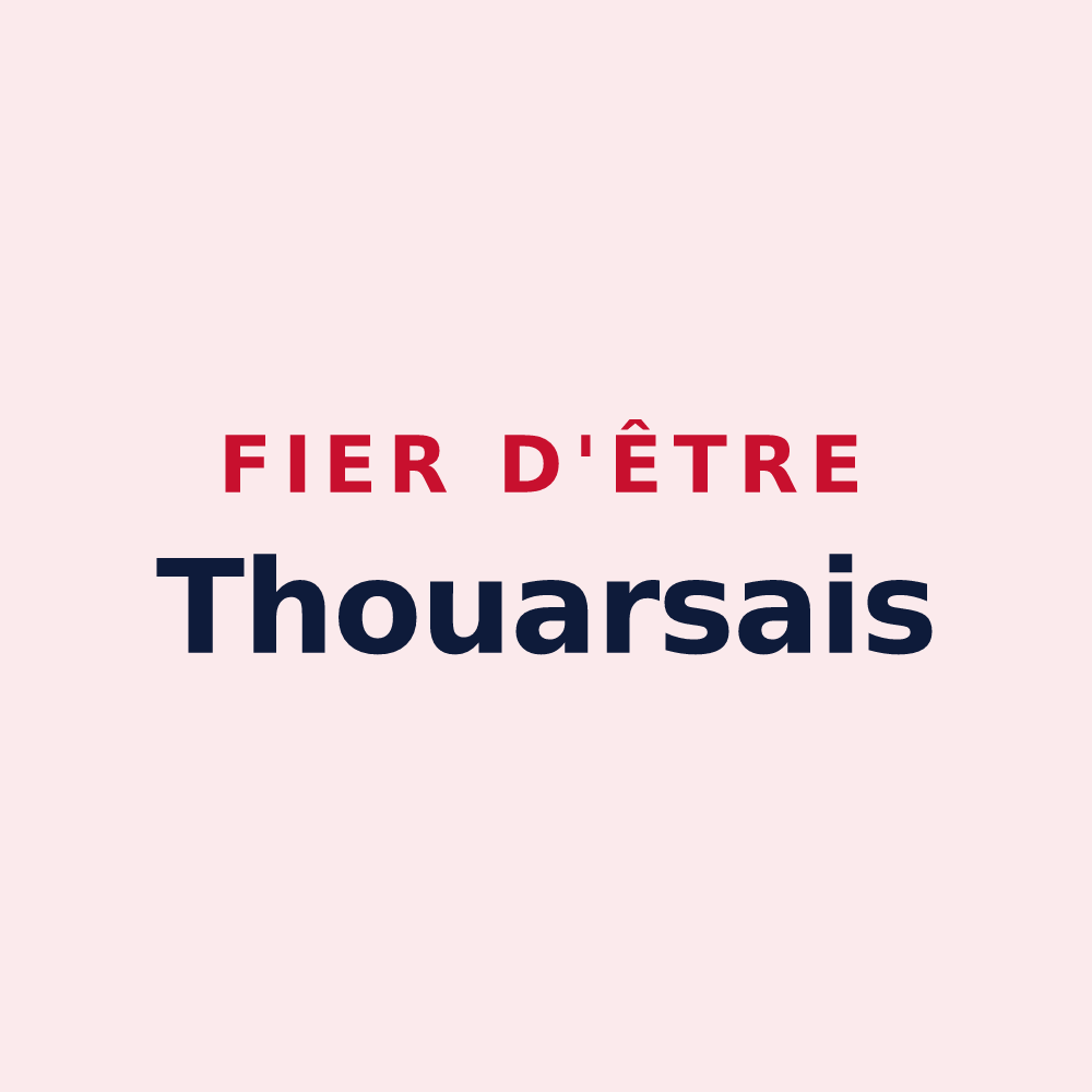 Magnet « Fier d'être Thouarsais » — design pour Thouars