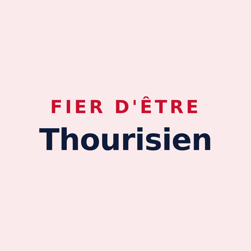 Magnet « Fier d'être Thourisien » — design pour Thourie