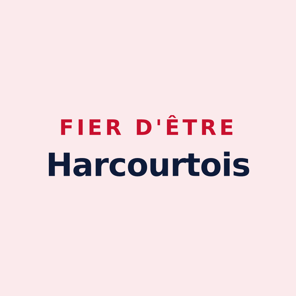 Magnet « Fier d'être Harcourtois » — design pour Thury-Harcourt-le-Hom