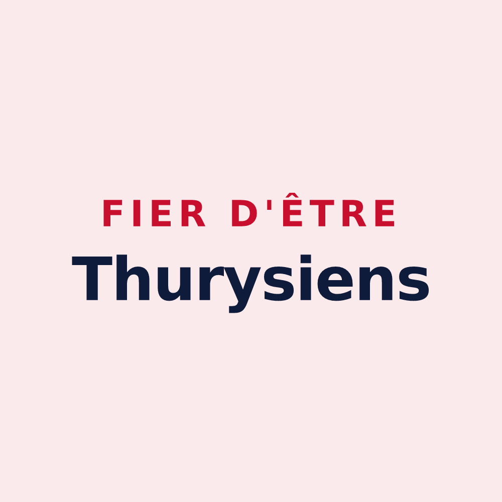 Magnet « Fier d'être Thurysiens » — design pour Thury-sous-Clermont