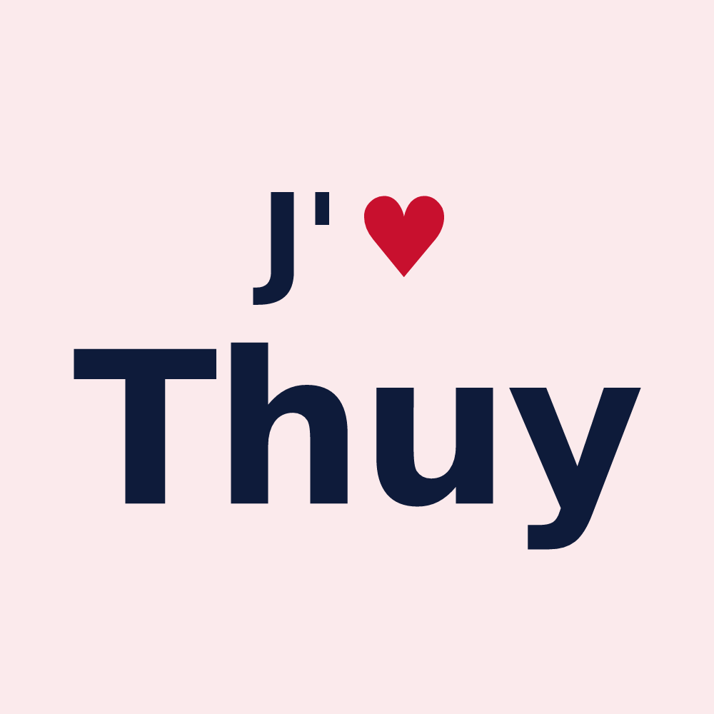 Magnet personnalisé Thuy — design J'aime Thuy