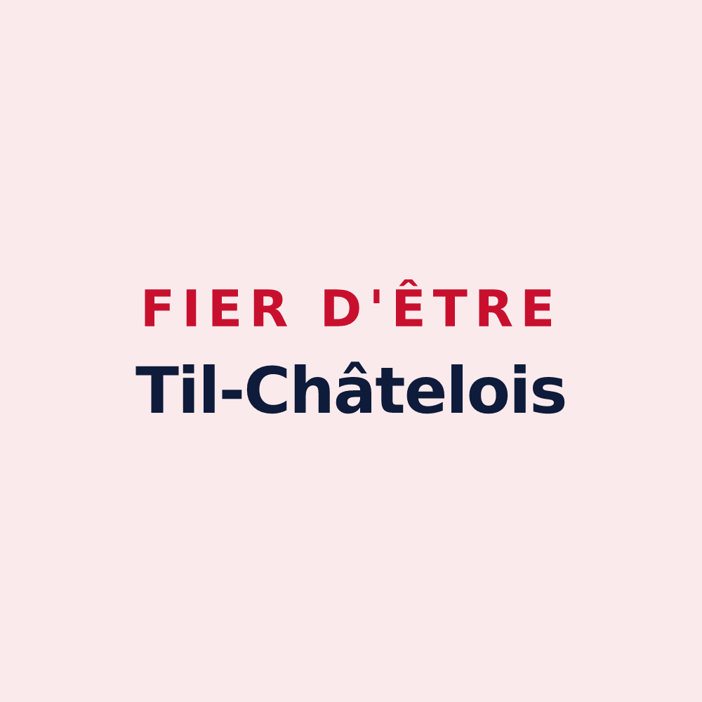 Magnet « Fier d'être Til-Châtelois » — design pour Til-Châtel