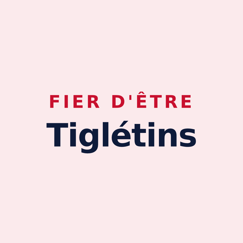 Magnet « Fier d'être Tiglétins » — design pour Tillay-le-Péneux