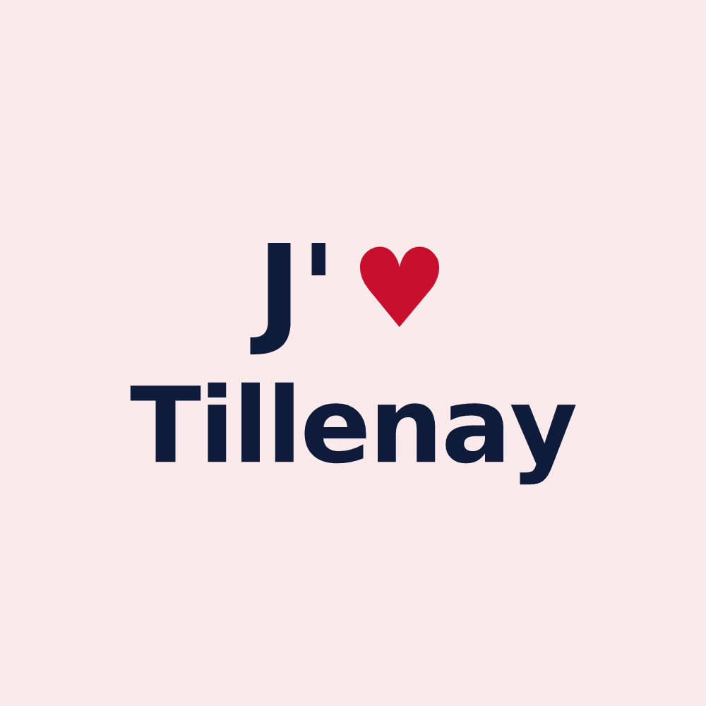 Magnet personnalisé Tillenay — design J'aime Tillenay