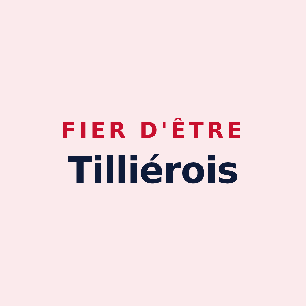 Magnet « Fier d'être Tilliérois » — design pour Tillières-sur-Avre