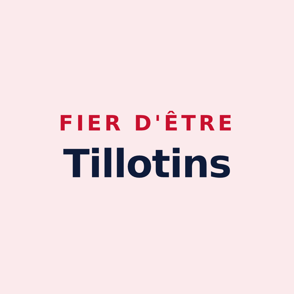 Magnet « Fier d'être Tillotins » — design pour Tilloy-et-Bellay
