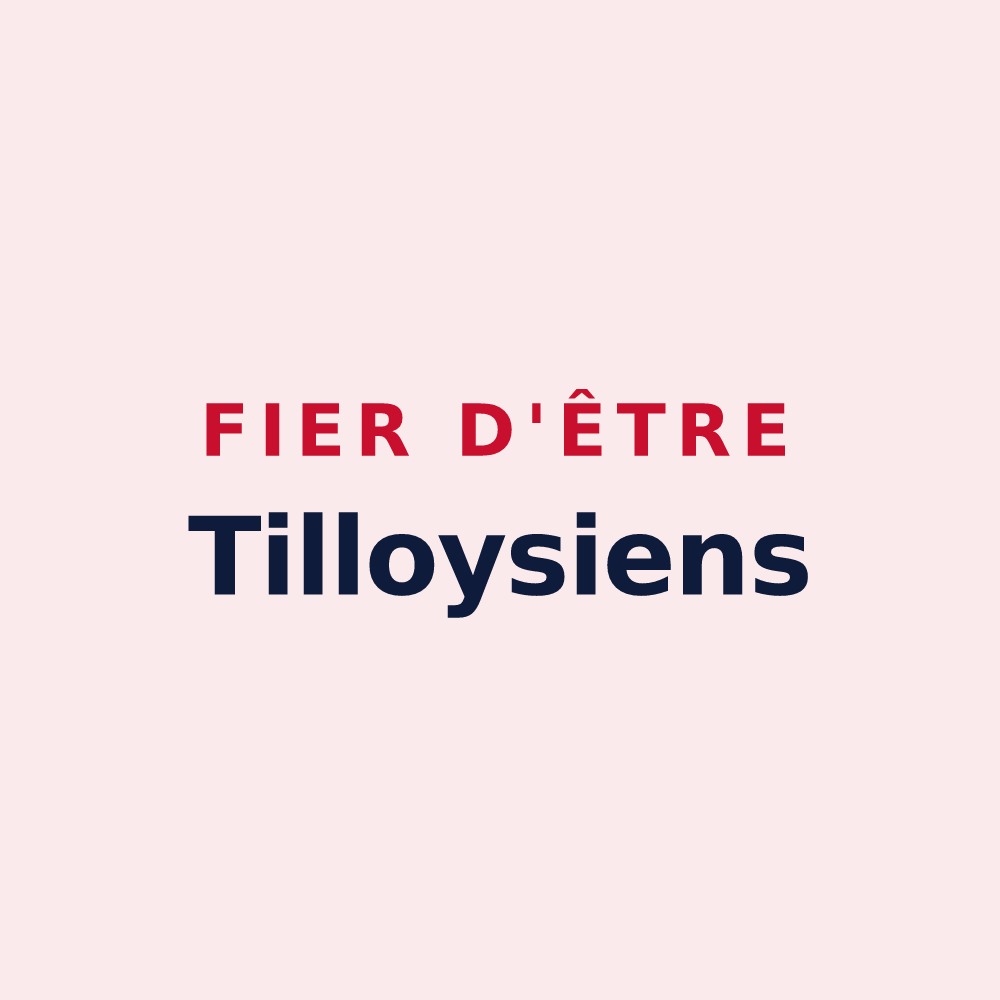 Magnet « Fier d'être Tilloysiens » — design pour Tilloy-lez-Cambrai