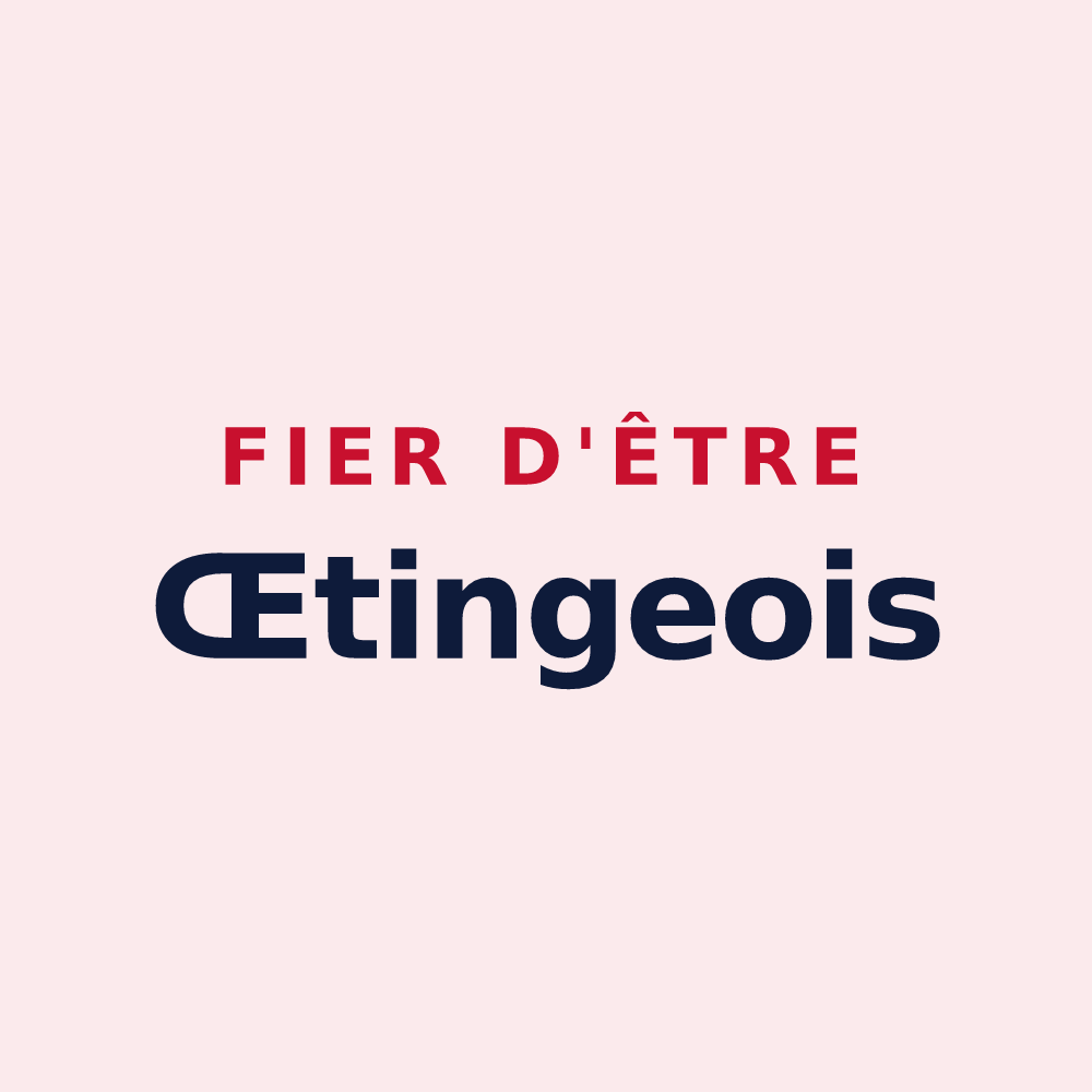 Magnet « Fier d'être Œtingeois » — design pour Œting