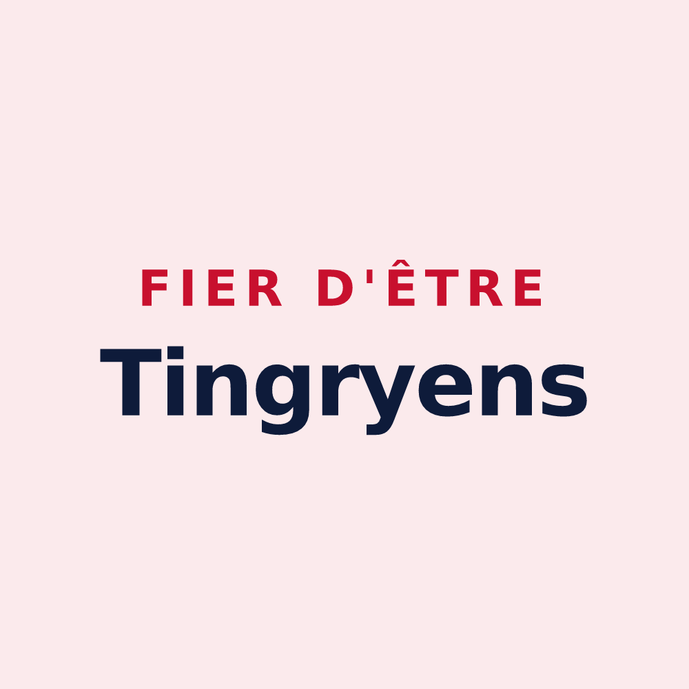 Magnet « Fier d'être Tingryens » — design pour Tingry