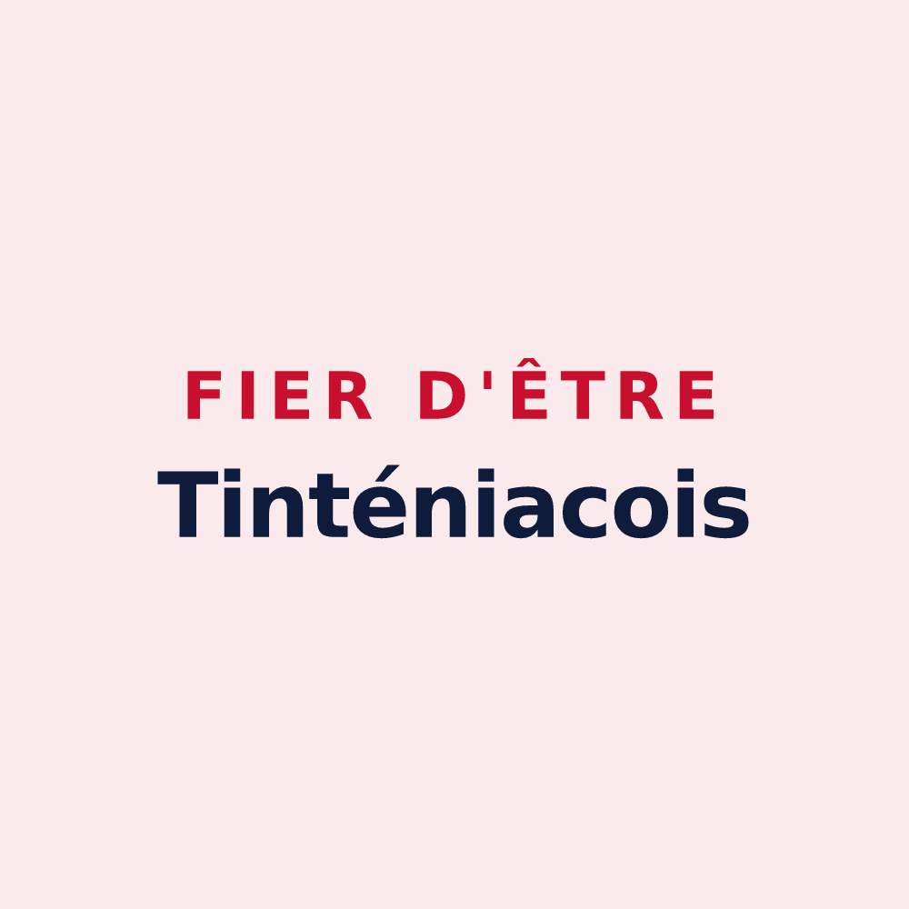Magnet « Fier d'être Tinténiacois » — design pour Tinténiac