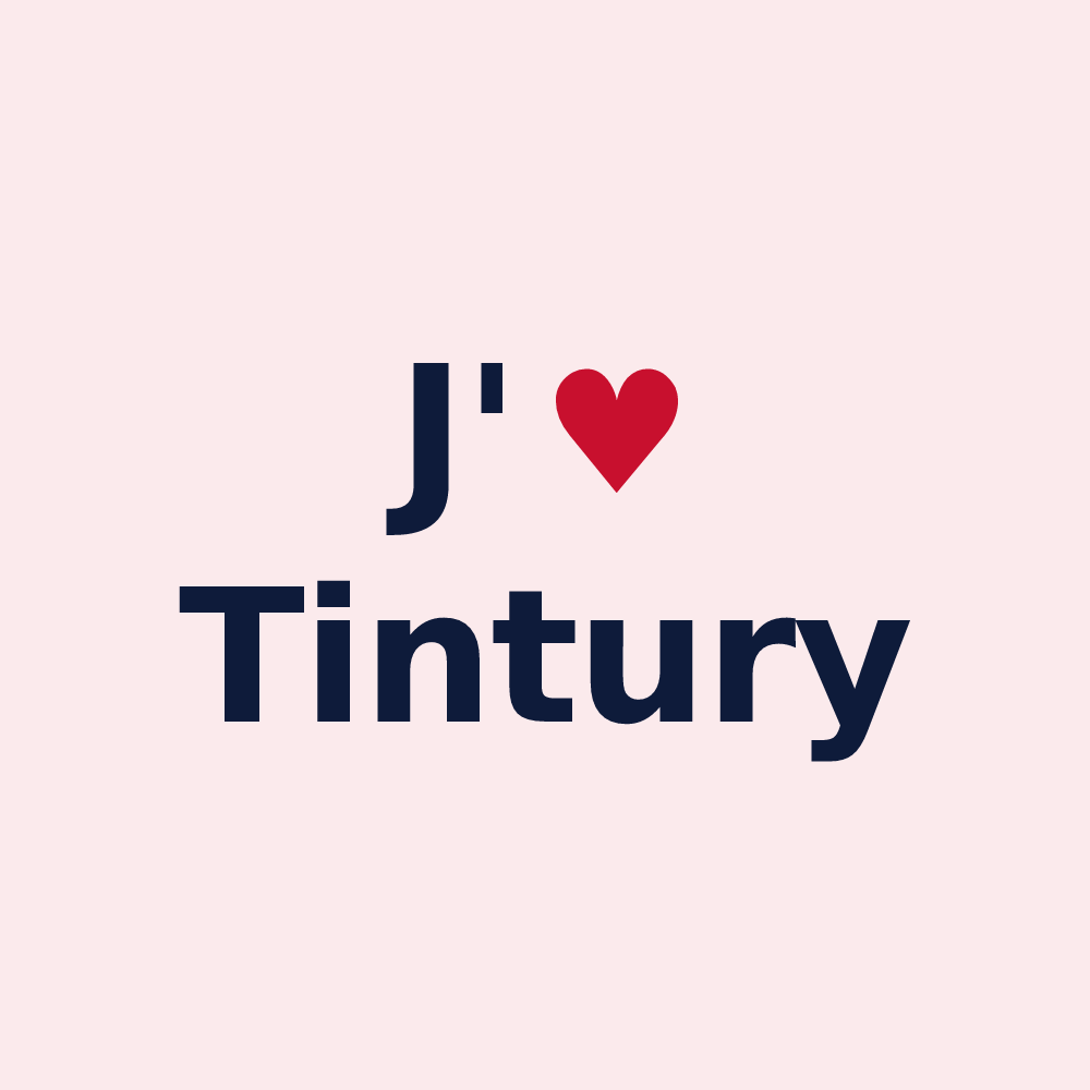 Magnet personnalisé Tintury — design J'aime Tintury