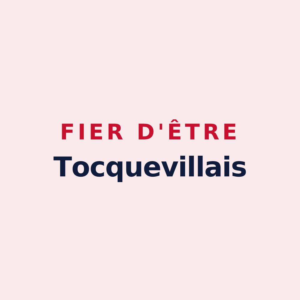 Magnet « Fier d'être Tocquevillais » — design pour Tocqueville-les-Murs