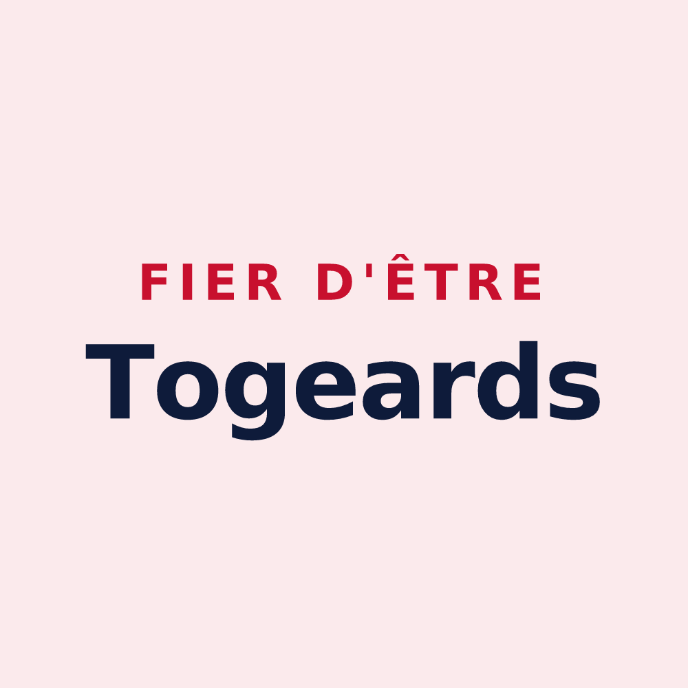 Magnet « Fier d'être Togeards » — design pour Toges