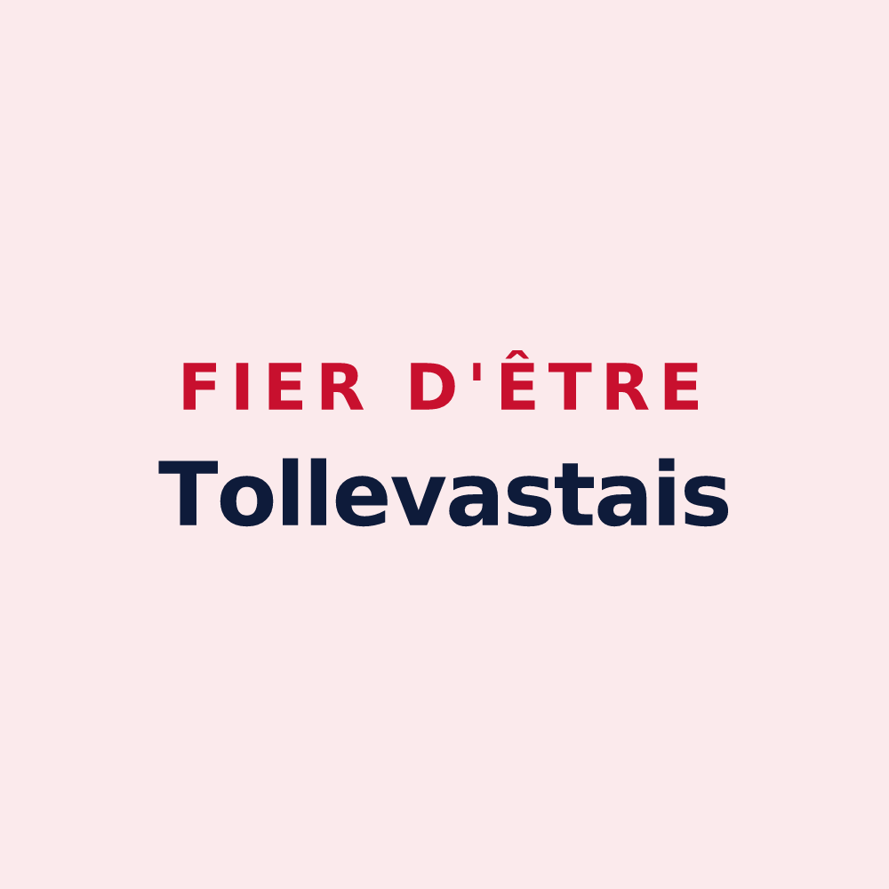 Magnet « Fier d'être Tollevastais » — design pour Tollevast