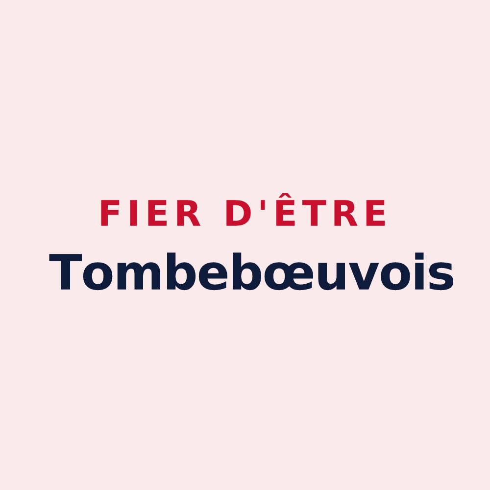 Magnet « Fier d'être Tombebœuvois » — design pour Tombebœuf