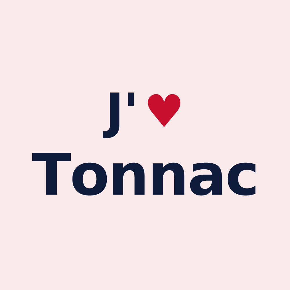 Magnet personnalisé Tonnac — design J'aime Tonnac