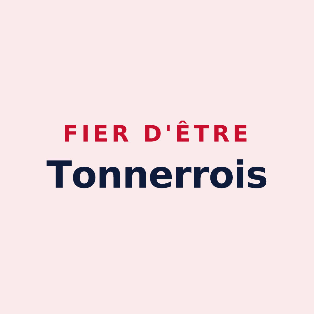 Magnet « Fier d'être Tonnerrois » — design pour Tonnerre