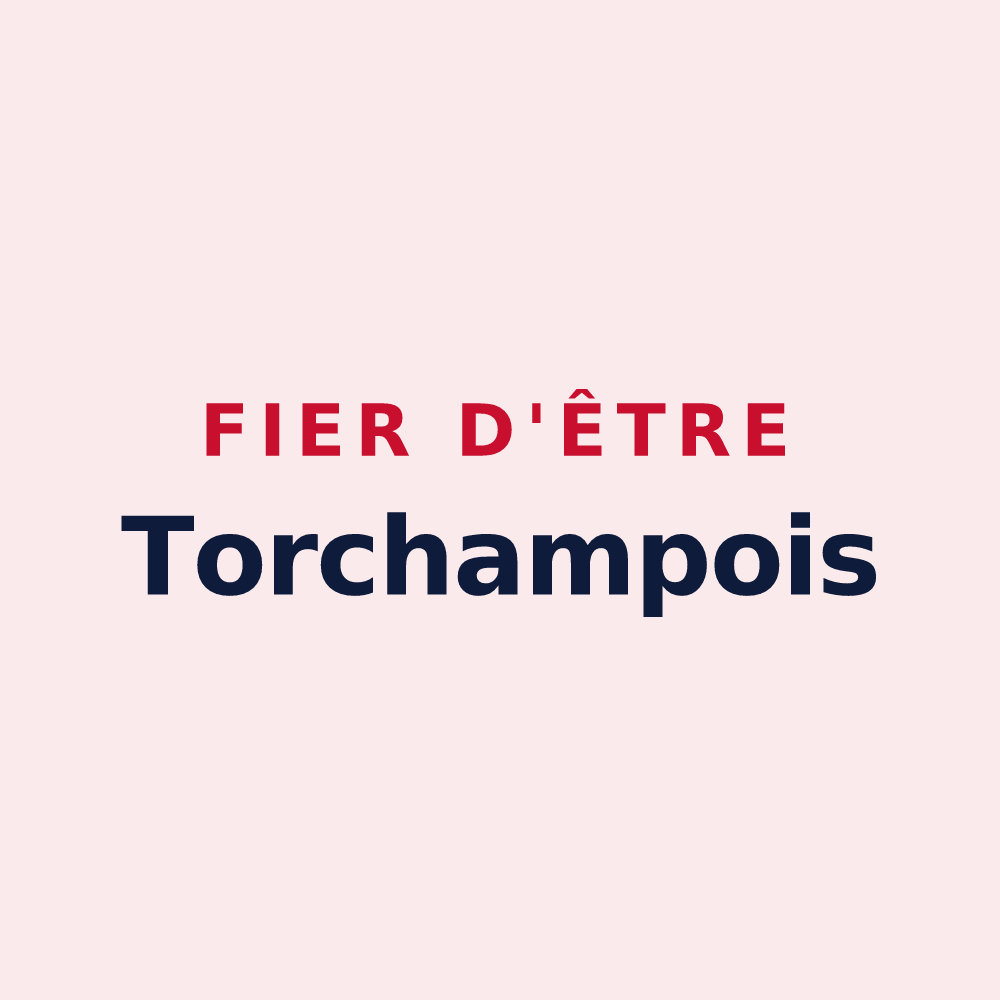 Magnet « Fier d'être Torchampois » — design pour Torchamp
