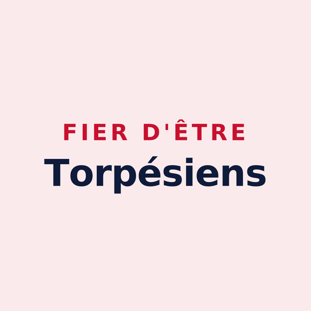 Magnet « Fier d'être Torpésiens » — design pour Torpes