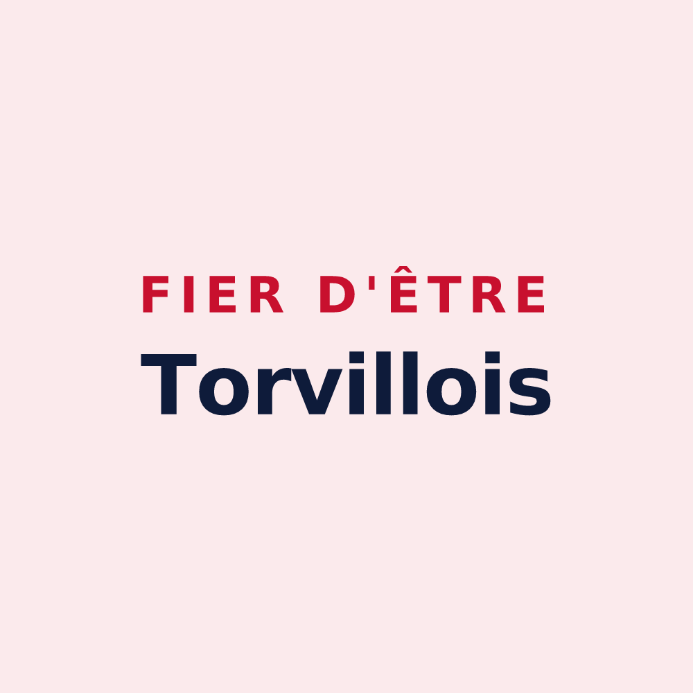 Magnet « Fier d'être Torvillois » — design pour Torvilliers