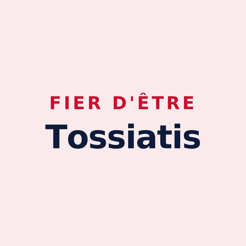 Magnet « Fier d'être Tossiatis » — design pour Tossiat