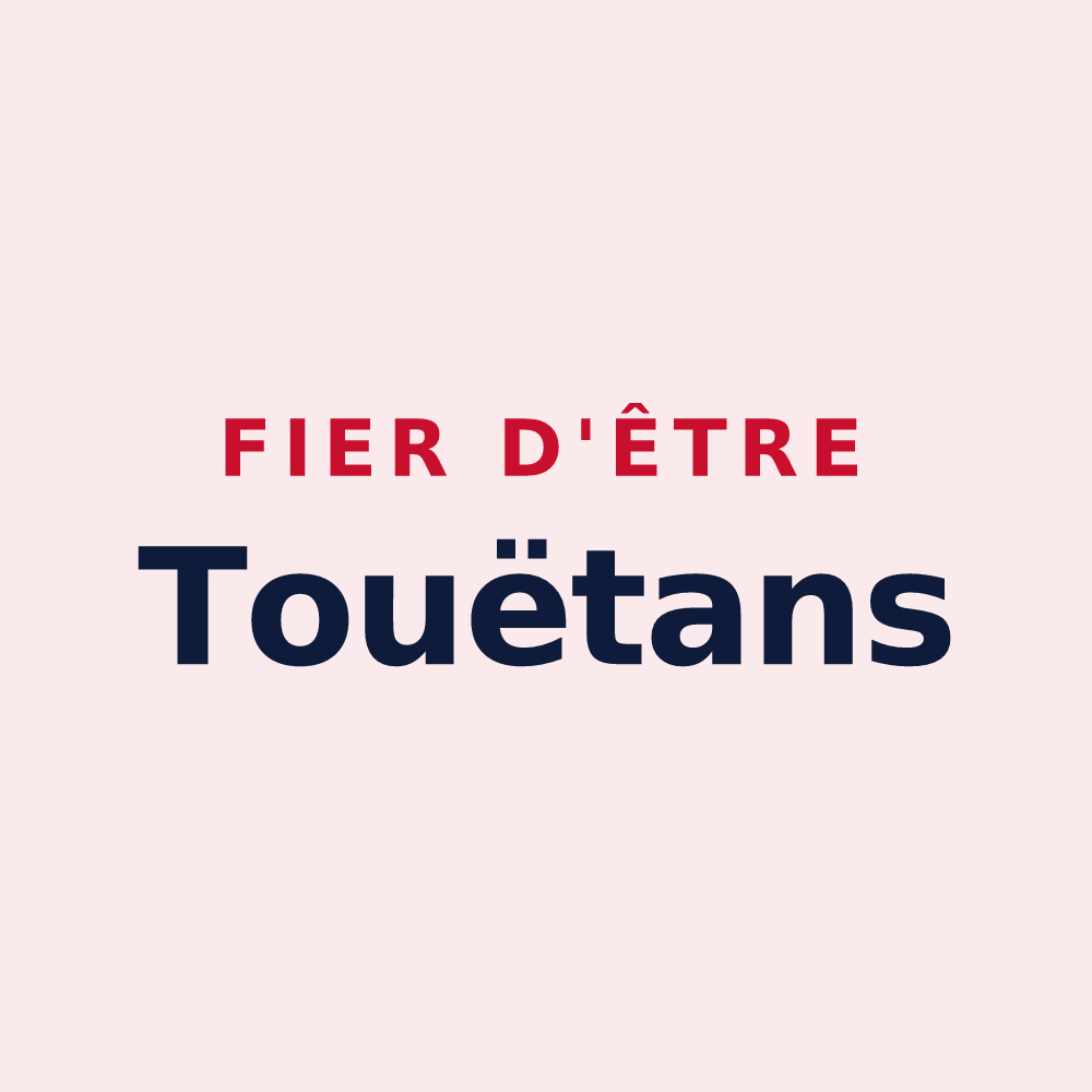 Magnet « Fier d'être Touëtans » — design pour Touët-sur-Var