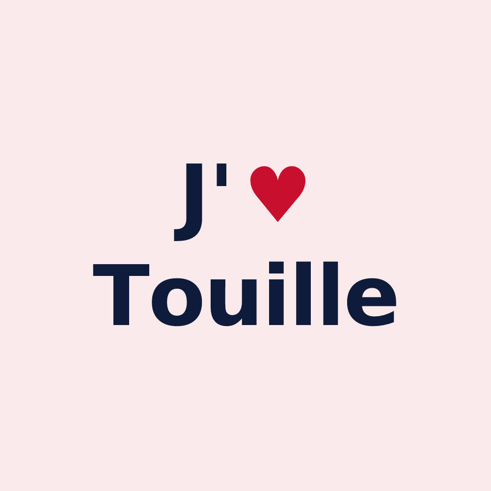 Magnet personnalisé Touille — design J'aime Touille