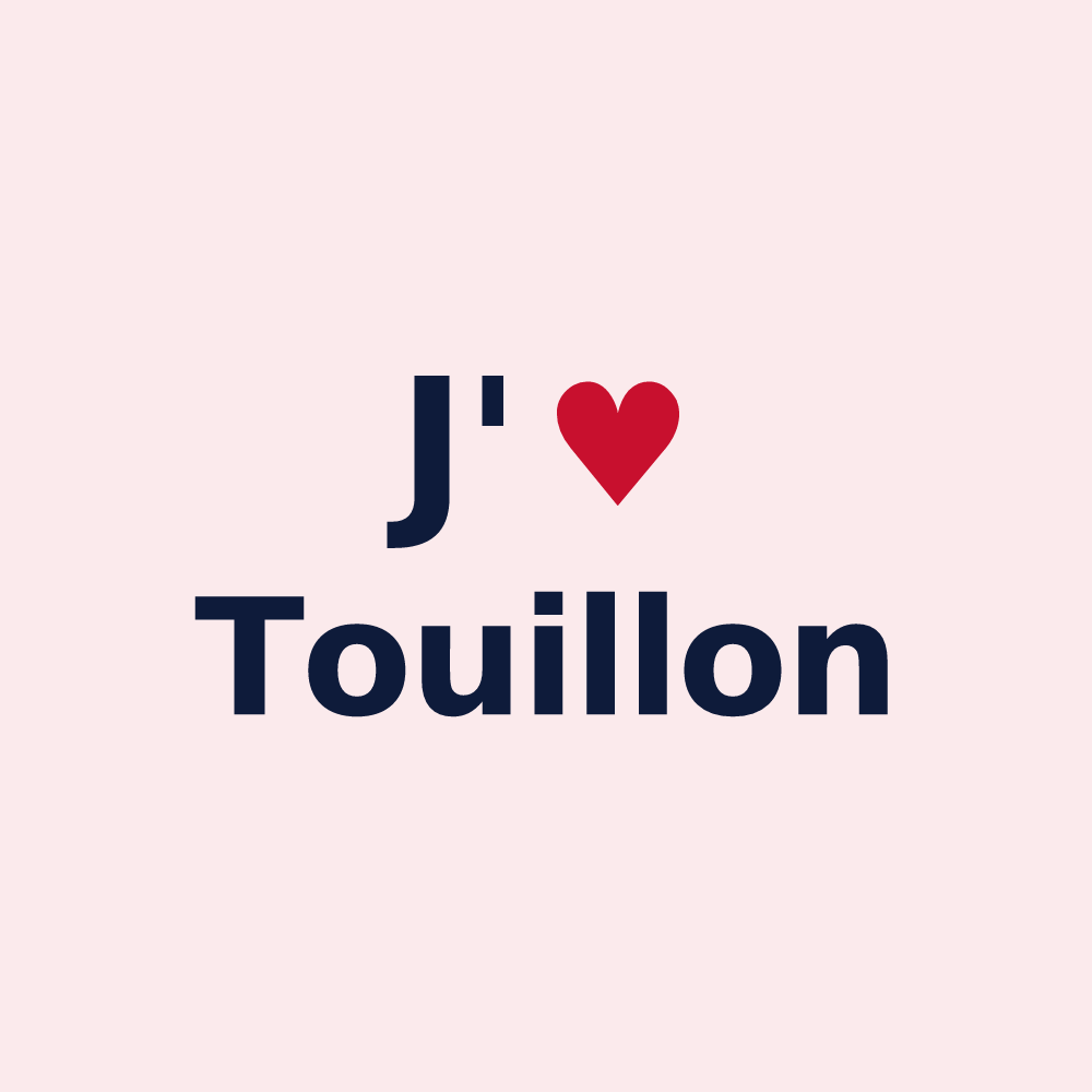 Magnet personnalisé Touillon — design J'aime Touillon