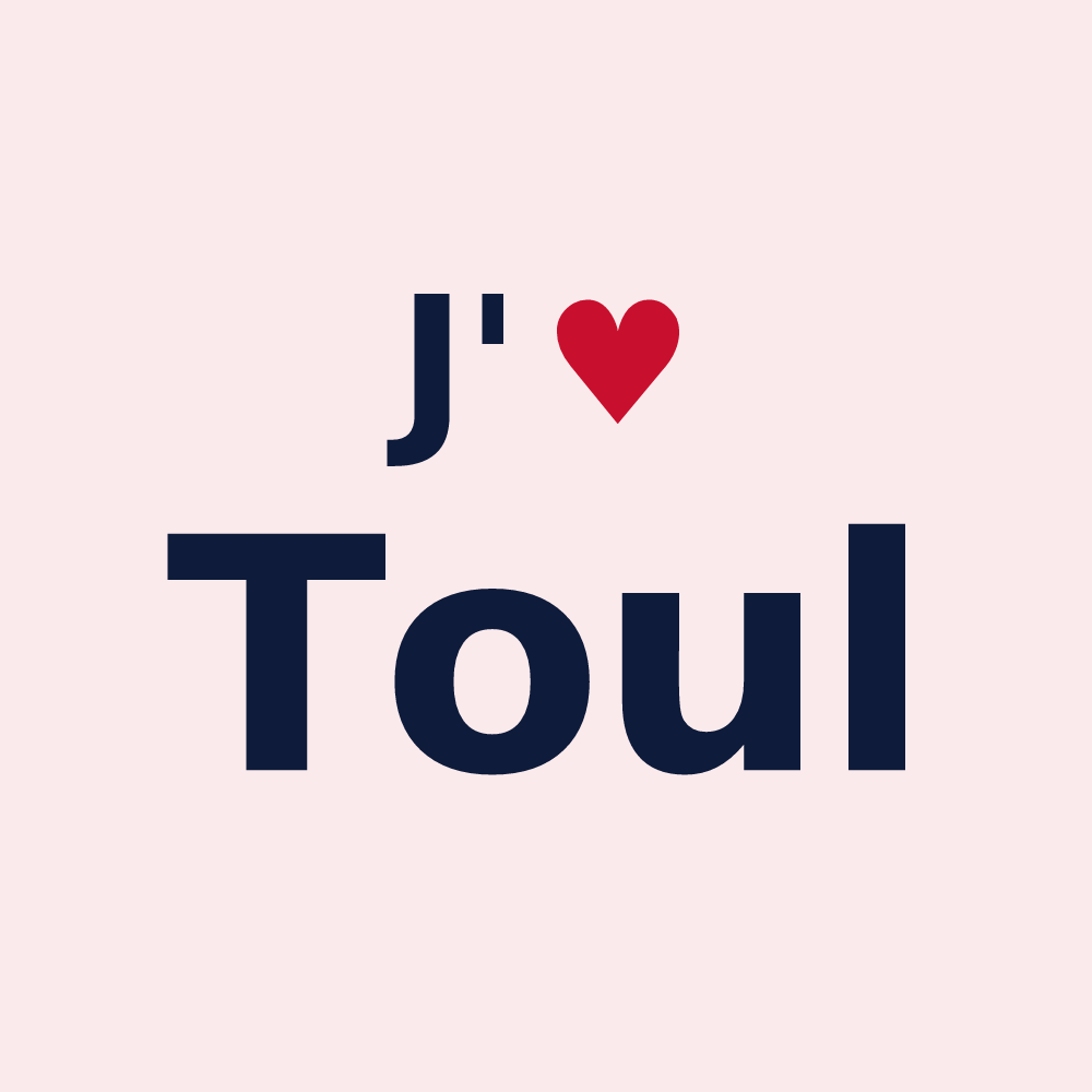 Magnet personnalisé Toul — design J'aime Toul
